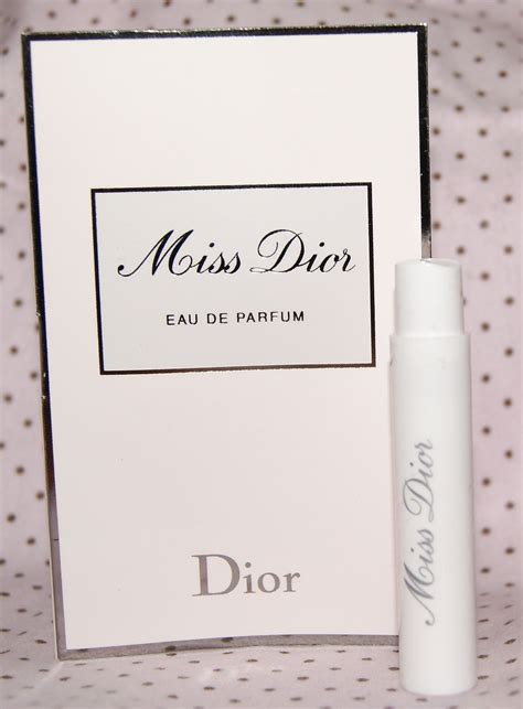 miss dior sample